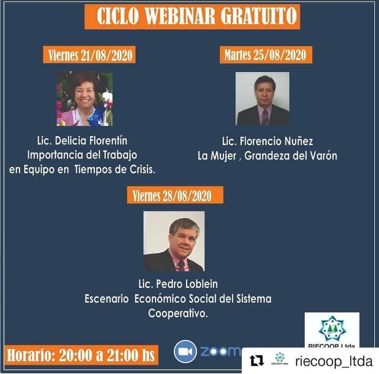 CICLO WEBINAR COOPERATIVO 28/08/2020