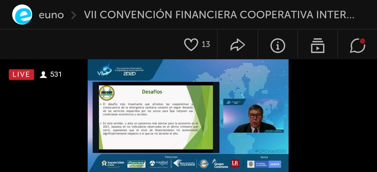 VII CONVENCIÓN FINANCIERA COOPERATIVA INTERNACIONAL 2020 26/11/2020