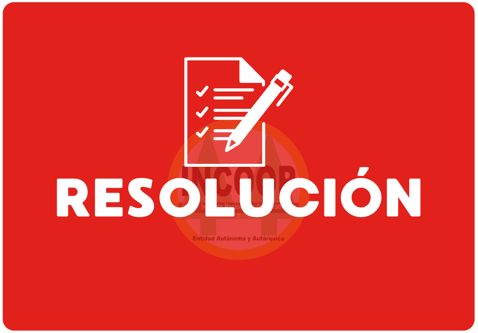 RESOLUCIÓN INCOOP