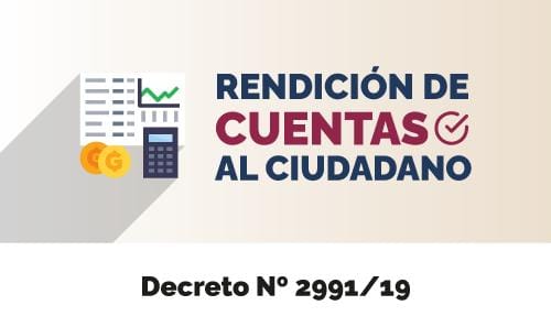 rendicion de cuentas al ciudadano LEY 2991/19
