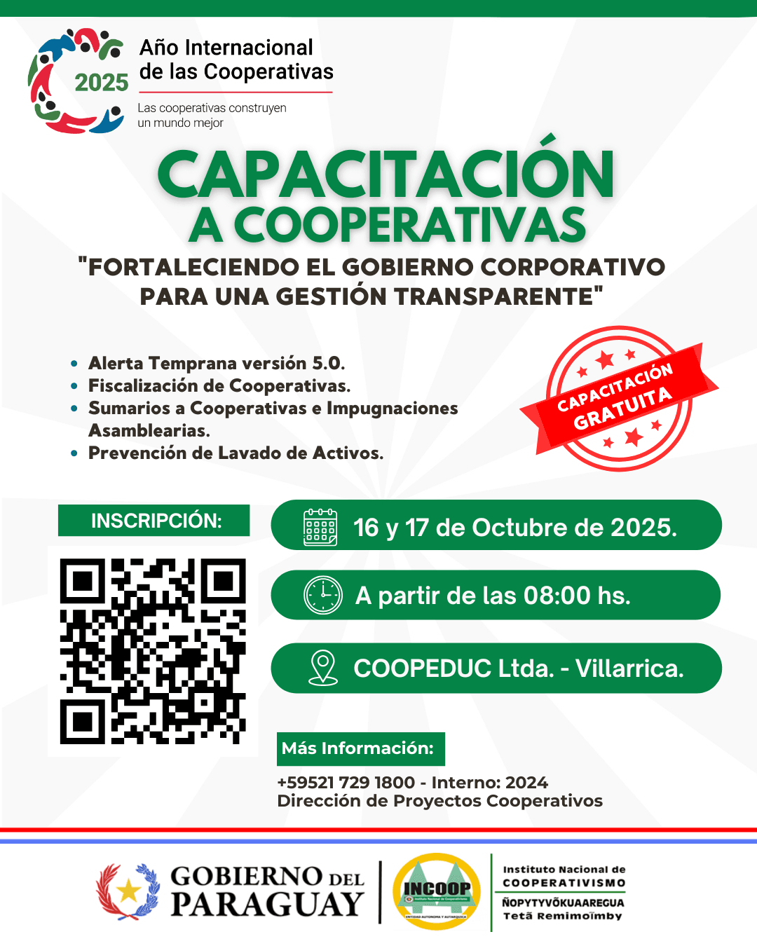 Capacitación 16 y 17 de Setiembre