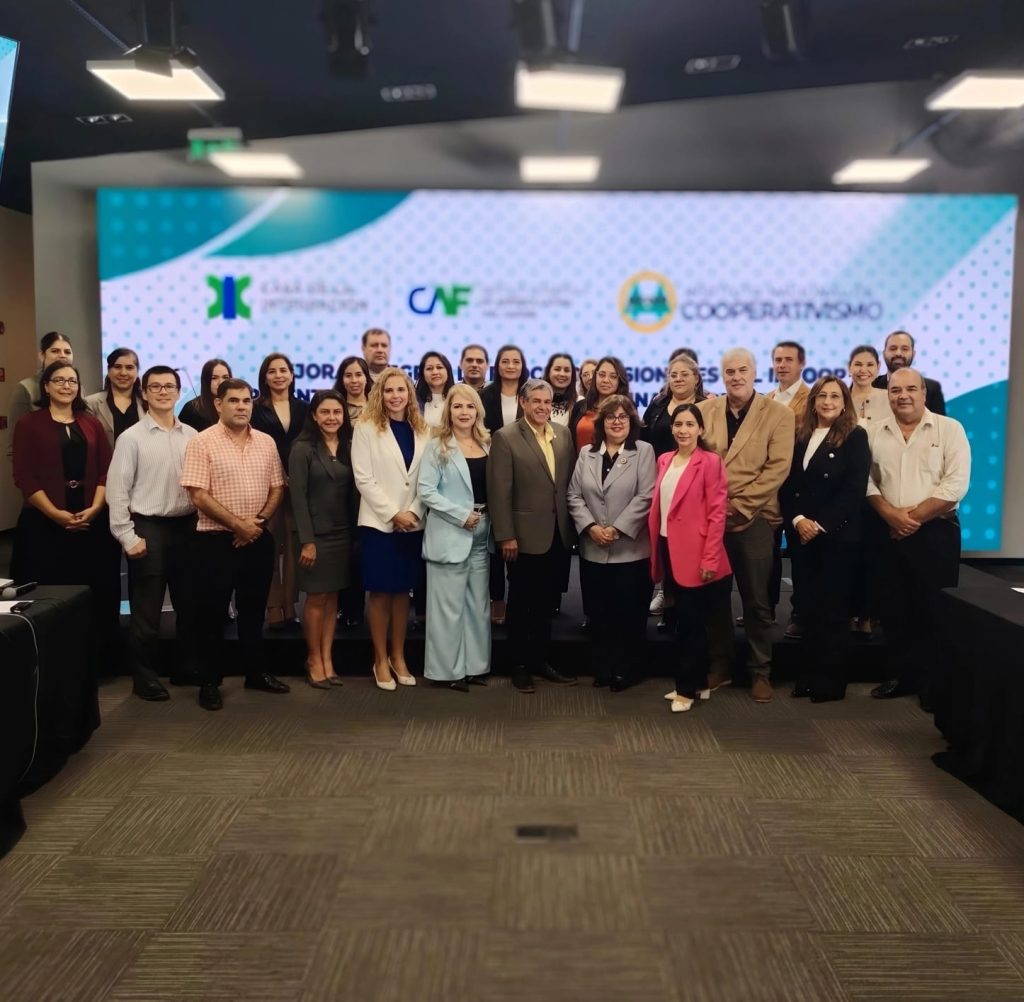 CAF e INCOOP presentan avances de la Cooperación Técnica para el fortalecimiento institucional del INCOOP